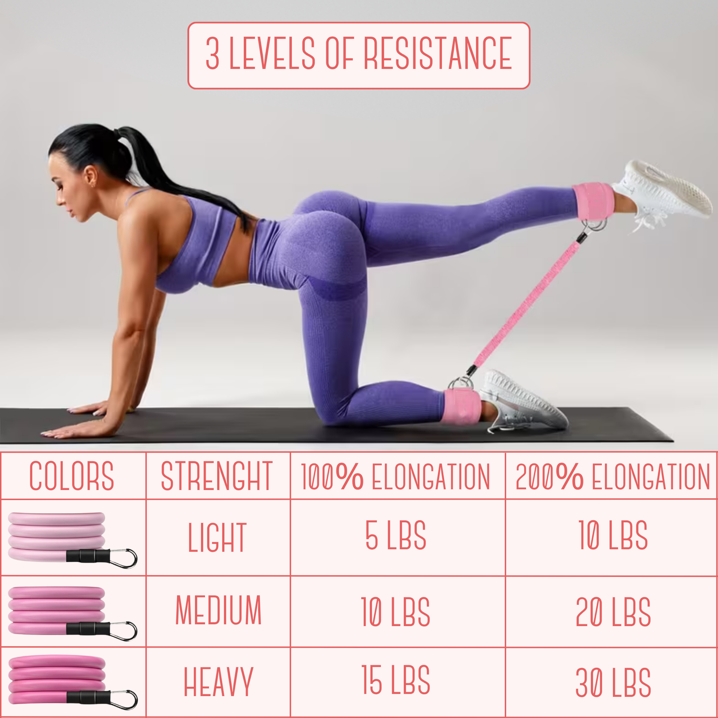 Booty Toning Exercise Band